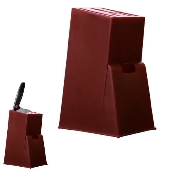 Storage Rack,Kitchen Wood Holder Kitchen Plastic Holder Block Stand Storage Shelf Rack Storage Box Organizer Kitchen Tool Accessories