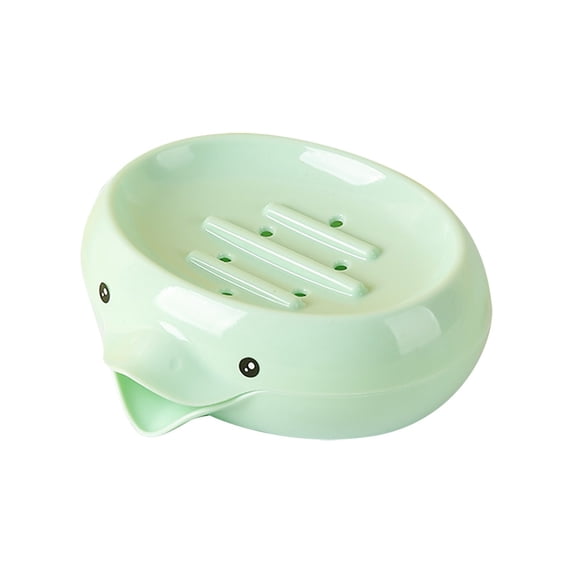 Storage Rack, Ongmies Ceramic Soap Dish with Drain Hole Shape Cute Shower Soap Rack Soap Dish Decoration Bathroom Kitchen Cute Shelving, Rack, 1*Soap Box