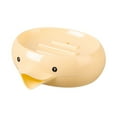thumbnail image 1 of Storage Rack, Ongmies Ceramic Soap Dish with Drain Hole Shape Cute Shower Soap Rack Soap Dish Decoration Bathroom Kitchen Cute Shelving, Rack, 1*Soap Box, 1 of 9