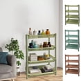 thumbnail image 1 of Storage Rack Organizer, 4-tier Plastic Bathroom Shelf with Honeycomb Drainage and Non-slip Base for Shampoo Bottles and Toiletries, Space-saving Countertop Storage, Topliu, 1 of 8