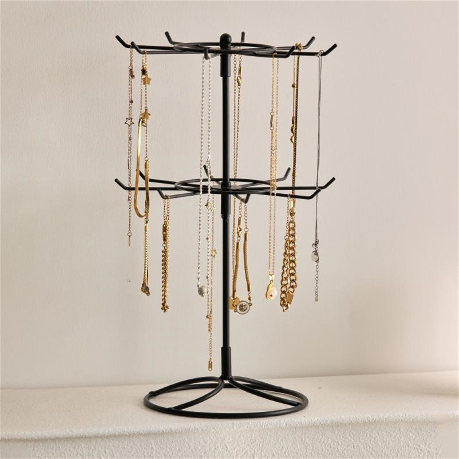 Storage Rack Rotating Jewelry Rack Iron Display Rack Rarring Key ...