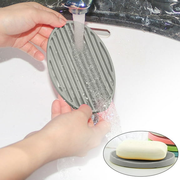 Storage Rack,Soap Holder Draining Soap Dishes Silicone Soap Holder Soap For Shower/Kitchen/Bathroom Holder For Tub/Soap Bar Soap Holder Soap Box