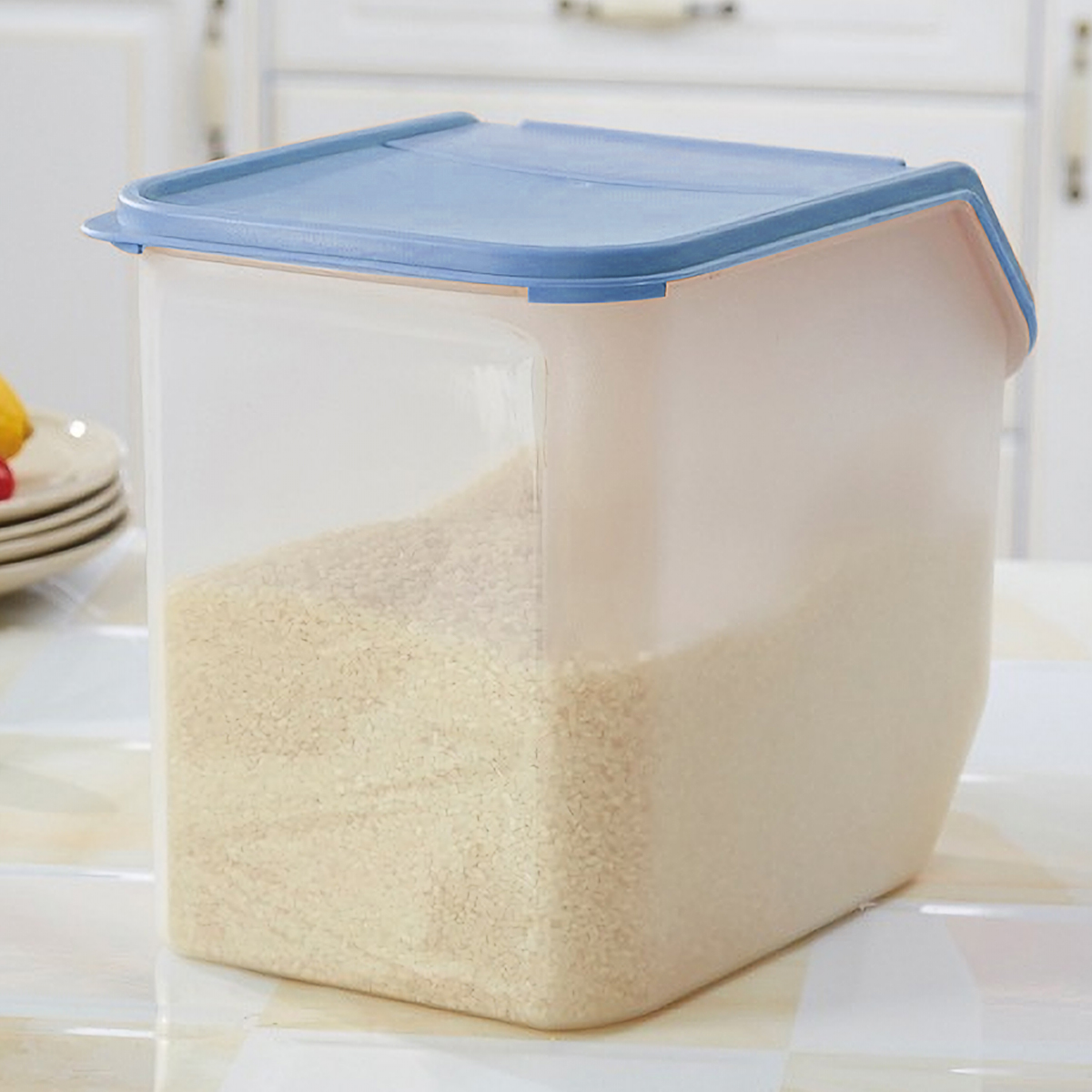 Storage Rice Container Dispenser Cereal Containers Box Food Kitchen