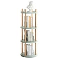thumbnail image 1 of Storage Shelf, 360° Rotating Bookshelf, 4 Tier Bookcase W/ Large-Capacity Storage Space, Multifunctional Storage Rack, Compact Design, Standing Shelf For Living Room, Bedroom, Study Room, Kitchen, 1 of 9