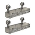thumbnail image 1 of Storage Shelf, Ongmies 2Pcs Suction Cup Shelf Removable Multifunctional Triangle and Rectangular Storage Bathroom Shower Basket Wall Mounted Storage Shelf, Shelf, 1 of 7