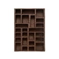 thumbnail image 1 of Storage Shelf Rack Wooden Mini Jewelry Rack for Specimen Storage, Miniature Trinket Shelf for Jewelry Rings Display and Home Decor, 1 of 8