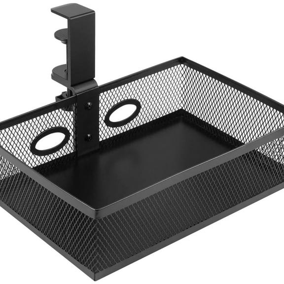 Storage Shelf for Supplies and Personals Item Large Capacity Metal Wire Basket Space Saving for Files