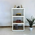 Storage Shelves 4 Tier Adjustable Garage Storage Shelving, Heavy Duty