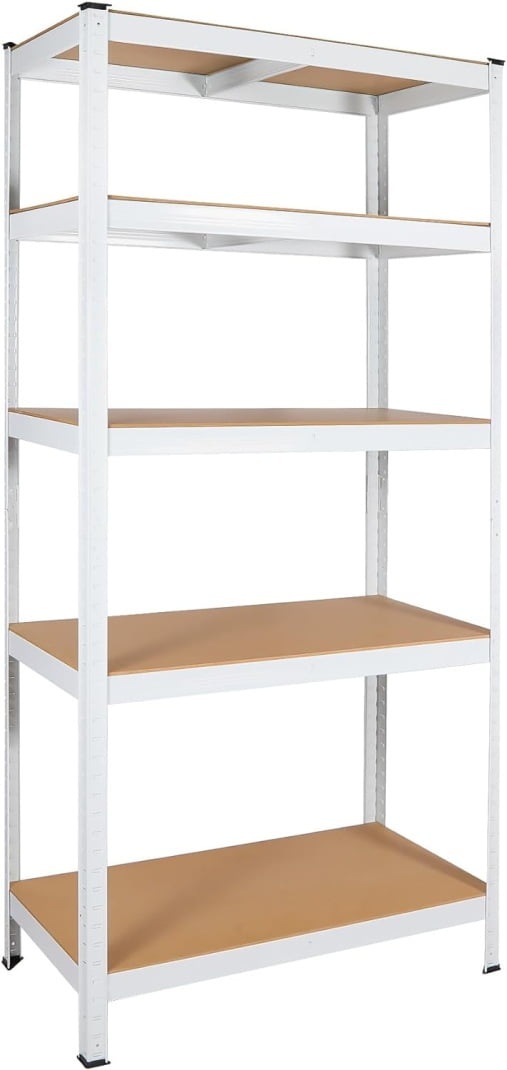 Storage Shelves 5 Tier Adjustable Garage Storage Shelving, Heavy Duty