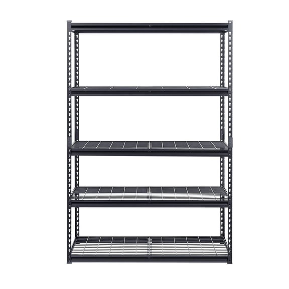 Storage Shelves 5 Tier Adjustable Heavy Duty Garage Shelving Units 3000 lb 24x48x72 inch
