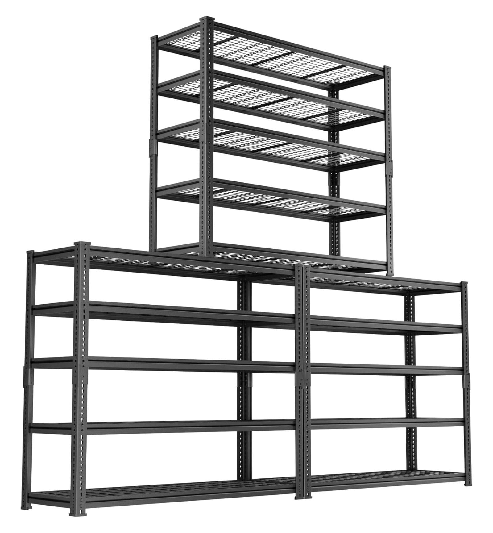 Storage Shelves, Garage Shelving Heavy Duty 2800 LBS Capacity, "L x 18