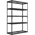 thumbnail image 1 of Garage Shelving, Heavy Duty Garage Shelving 48" L x 18" W x 72" H, 2500lbs Load Bearing Storage Shelves Adjustable, Durable Metal Storage Shelves, Easy Assemble for Garage, Basement, 1 of 7