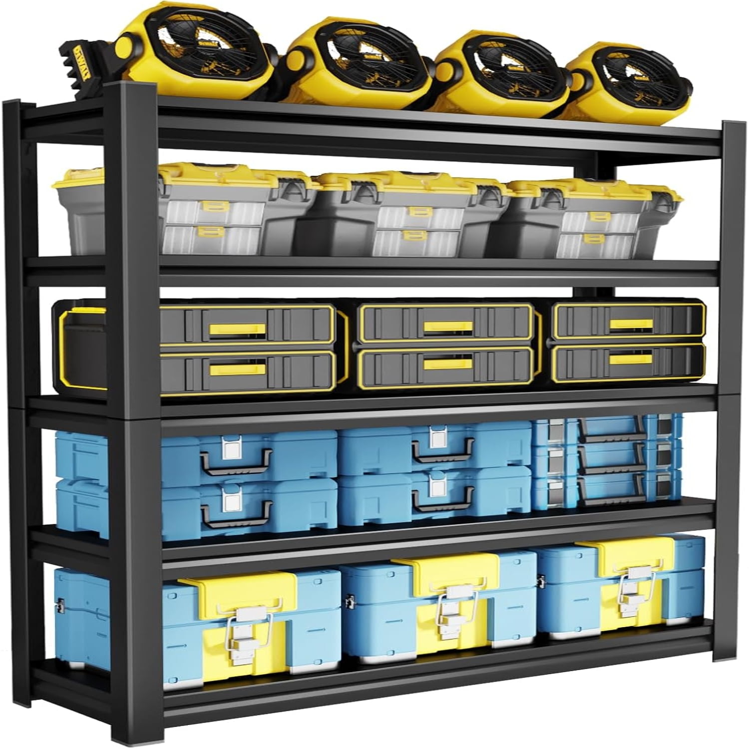 Worldwide Shipping Available Magnus 5 Tier Adjustable Metal Rack, Kitchen Organi
