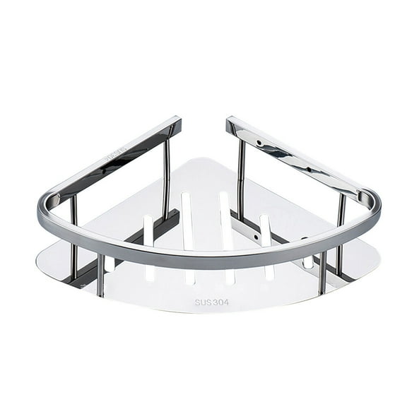 Storage Shelves Kitchen Wall Mounted Corner Shelf Shoe Tray Triangle Single Layer