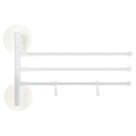 Storage Shelves - Loetky 360° Rotating Towel Rack Without Drilling Bathroom and Toilet Storage Rack Multi Pole Wall Mounted Stainless Rotating Towel Pole Household Multi Functional Storage Rack