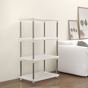 White Plastic Shelves