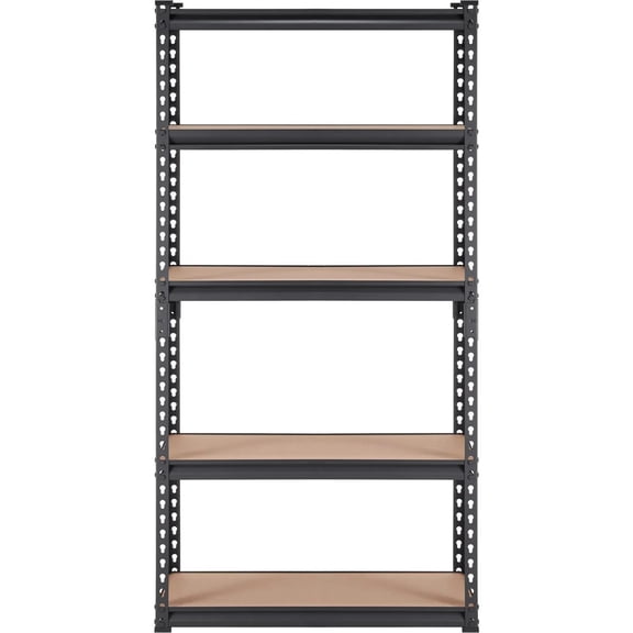 Storage Shelving Unit, 5-Tier Adjustable, 2000 lbs Capacity, Heavy Duty Garage Shelves Metal Organizer Utility Rack for Kitchen Pantry Basement Bathroom Laundry