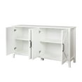 thumbnail image 1 of Storage Sideboard Cabinet with 4 Doors and 4 Shelgves White, 1 of 5