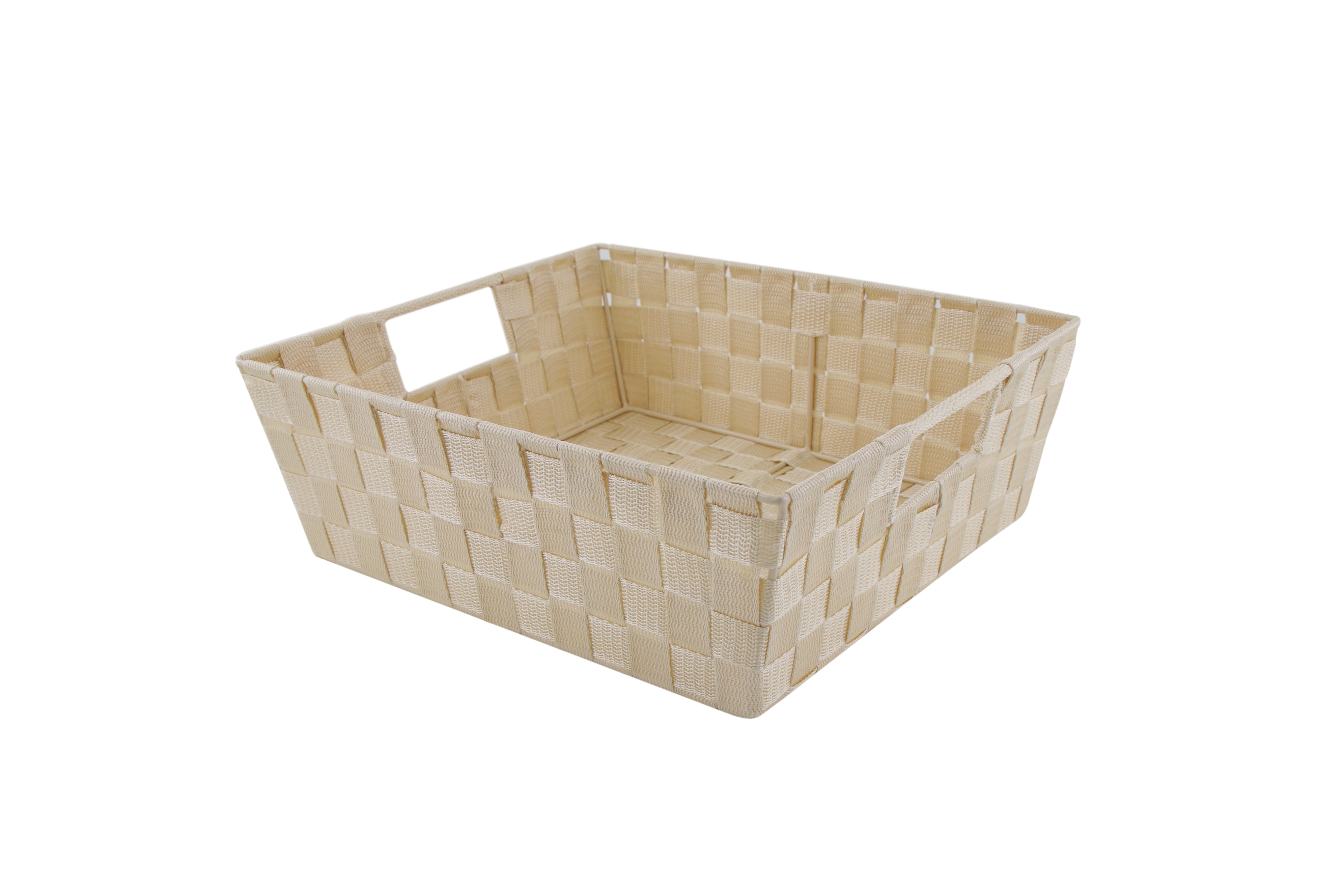 Woven strap 2025 storage bins