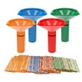 Storage & Sorter Tubes 4 Color Coded Counters Tubes and Assorted