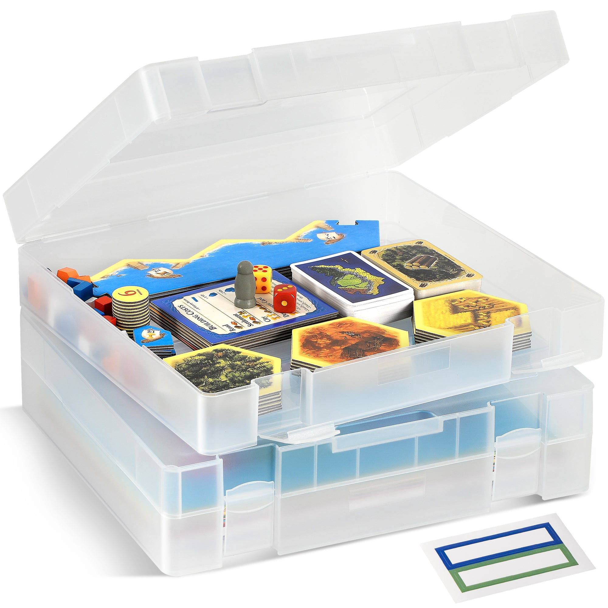 Storage Standard 2-Pack Art & Craft Organizer Box with Stackable Containers
