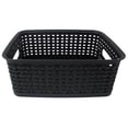 thumbnail image 1 of Storage Studios Bin Weave Small Black, 1 of 1