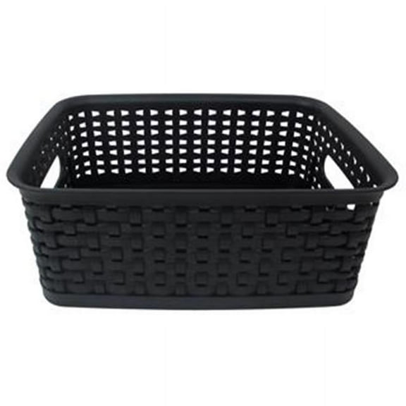 Storage Studios Bin Weave Small Black