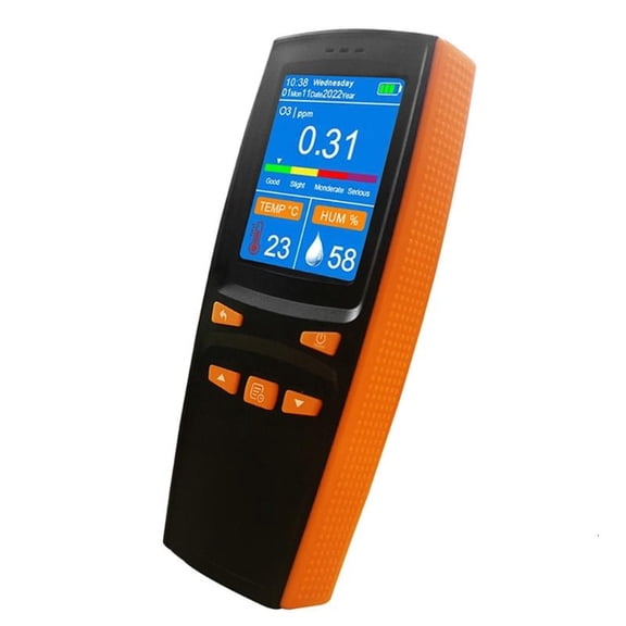 Storage-Support Air Gas Meter Detector with Handheld Reading Format for Review
