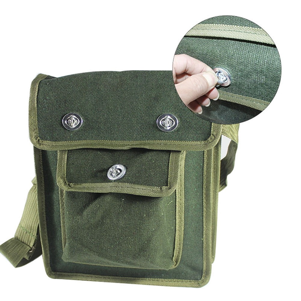Storage Tool Bag Toolbox Wear-Resistant 1Pcs Canvas Bag Crossbody Durable Hardware Oxford Cloth Portable Pouches Smile Home