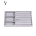 thumbnail image 1 of Storage Tray Ornaments Organizer Travel Jewelry Tray Case Fashion Earring Holder Bracelets Rings Storage Rotating Jewelry Box Jewelry Accessory GREY 3, 1 of 8