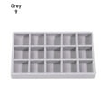 thumbnail image 1 of Storage Tray Ornaments Organizer Travel Jewelry Tray Case Fashion Earring Holder Bracelets Rings Storage Rotating Jewelry Box Jewelry Accessory GREY 9, 1 of 8
