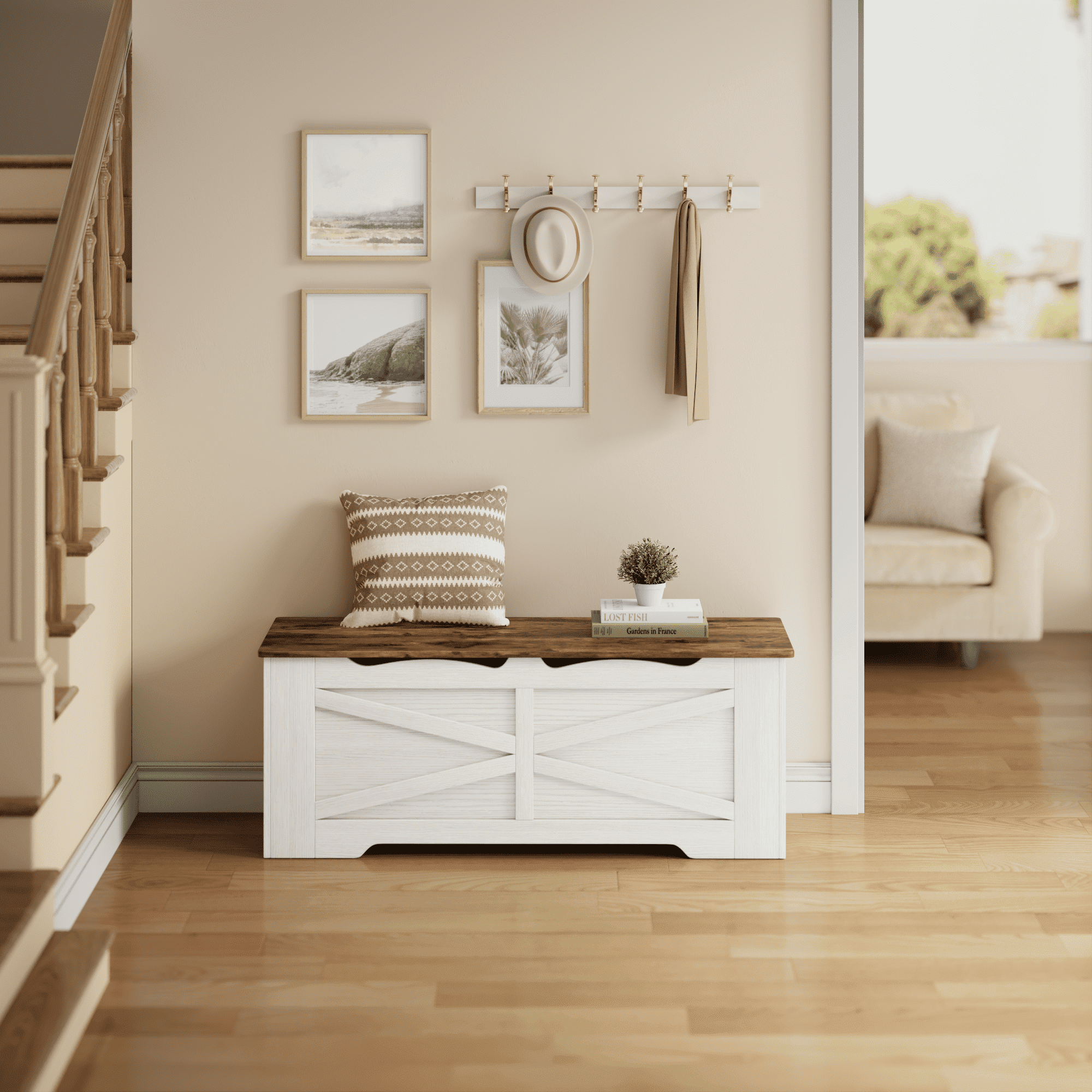 Storage Trunk Bench 47.2