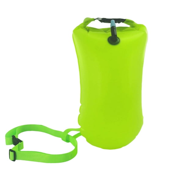 Storage Type Double Air Bag Back Float Boat Throwable Flotation Device High Buoyancy Boat Throw Cushion With Strap Water Proof Throwable Flotation Device For Boating Swimming Boat Swimming