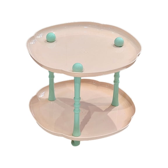 Storage Vanity Organizer Centerpiece Bathroom Watch 2 Tier Valet Tray Countertop Rack Shelf for Cabinet Living Room Dresser