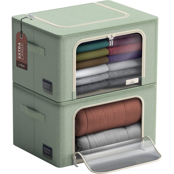 Storage Window Bins with Metal Frame