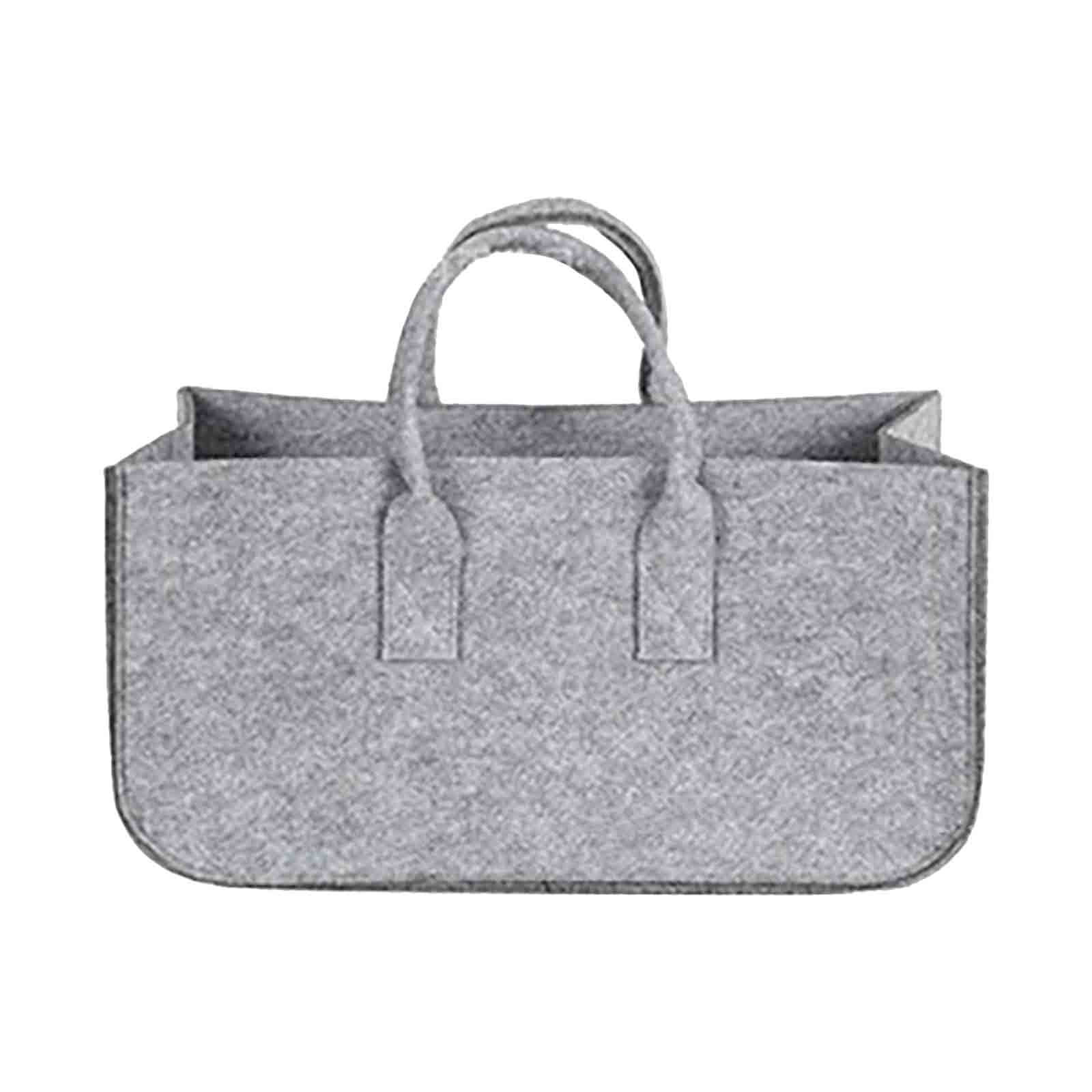 Large Knitting & Crochet Storage Bag Organizer – Portable Yarn Tote With Holes To Prevent Tangling, Holds Needles