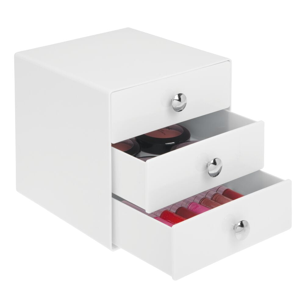 The Container Store 3-Drawer Shimo Small Stacking Organizer - Translucent - 7-5/8 x 10-3/8 x 10-3/8 H - Each