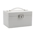 thumbnail image 1 of Storage bag,Box With Makeup Lock Pu Leather Makeup Mirror And Drawer 3-layer Box With Mirror And Lock And Lock Pu With Makeup Mirror Dsfen Eryue Ziem Der, 1 of 7