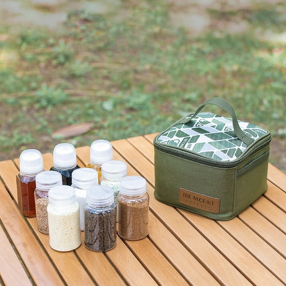 Storage bag,Dispenser Spice Containers Spice Shaker Dispenser Kit Set With Spice Containers Spice Mewmewcat Hxber