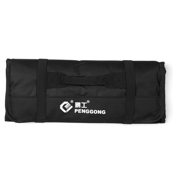 Storage bag,Handle With Belt Carpenter Hammer Tools Waterproof Handle With Pounch Waterproof Handle Roll Pounch Waterproof Belt Carpenter Hammer Chisel Roll Pounch Tool Ox Chisel Rookin Black