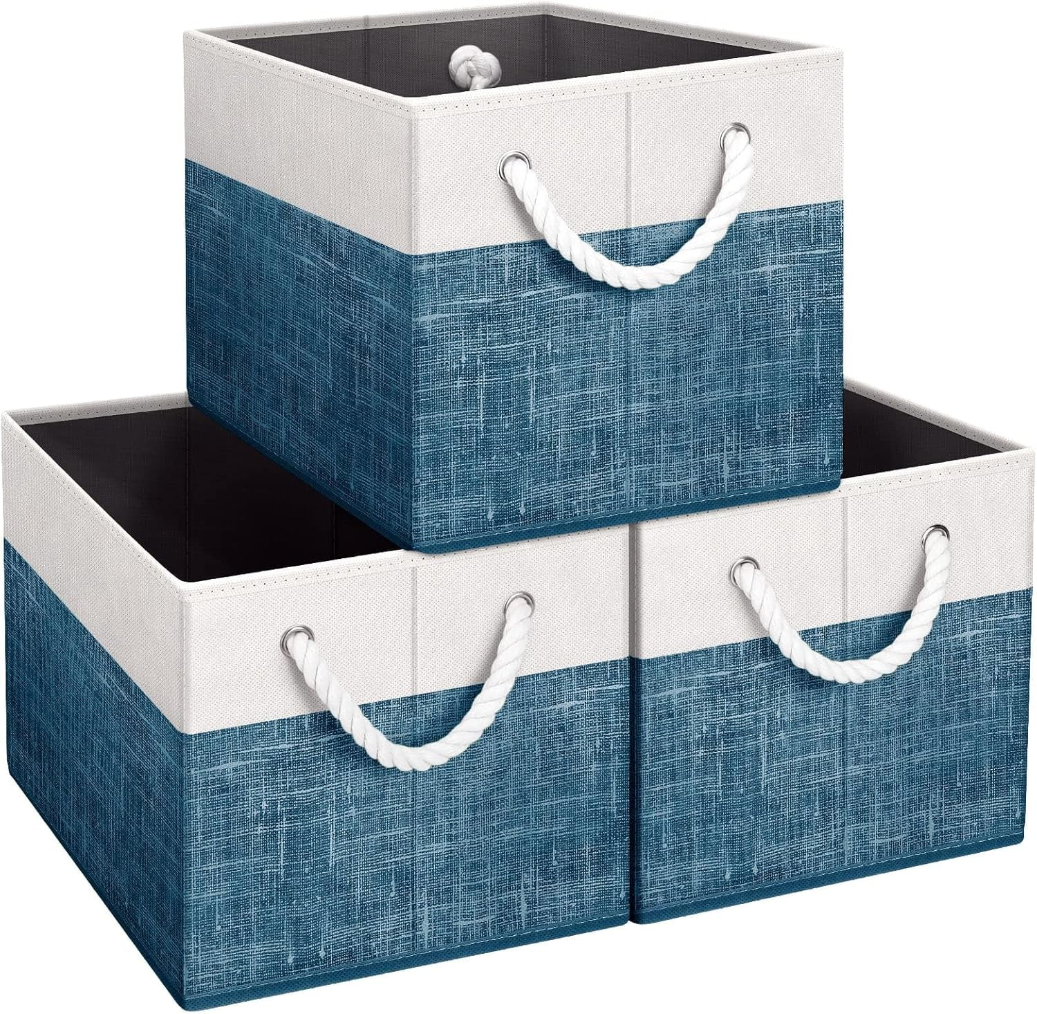 Storage box [3 packs], foldable storage basket, used for organizing ...