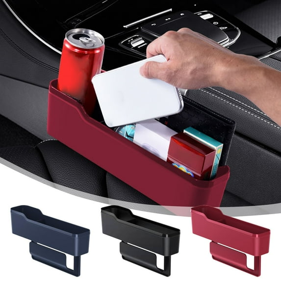 Storage Bins,Car Seat Gap Filler Organizer Car Slot Storage Box Multi Functional Detachable Storage Box Universal Car Seat Slot Storage Box For Phone,Sunglasses,Car Accessories