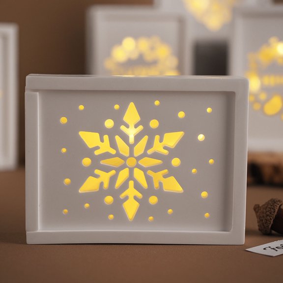 Storage Bins With Lids,Crystal Drip Glue Gypsum Cement Rectangular Gift Box Storage Box Lamp Mirror Mould Decorative Storage Boxes For Mother's Day Gift