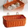 thumbnail image 1 of Storage rack Essentials Woven Storage Basket Wall Hanging Vegetable Organizer Garlic Holder Efficient Home Kitchen Organization Tool.Big, 1 of 9