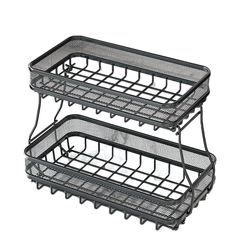 Storage rack,Mesh Fruit Metal 2 Tier Fruit Wire Mesh Fruit Kitchen ...