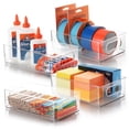 thumbnail image 1 of StorageBud Clear Storage Bins , 10X6X3" Plastic Containers,4 Pack Storage Containers, 1 of 7