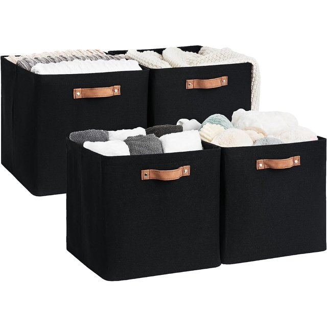 StorageWorks 13x13 Storage Cubes, Collapsible Storage Bins Organizer
