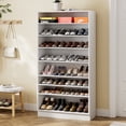 thumbnail image 1 of StorageWorks 40 Pair Adjustable Shoe Rack, Large Capacity Shoe Shelf, Black, 1 of 10