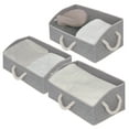 thumbnail image 1 of StorageWorks Trapezoid Storage Bins, Fabric Baskets for Closet Shelf, Foldable Closet Organizer with 3 Handles, 3-Pack, 19.70'' x 11.20'' x 8.30'', 1 of 7