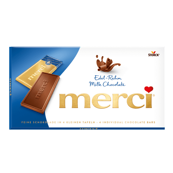 Storck MERCI Milk Chocolate chocolate bars 100g/3.52 oz
